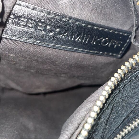 Rebecca Minkoff Leather Crossbody Black Small - Picture 9 of 9